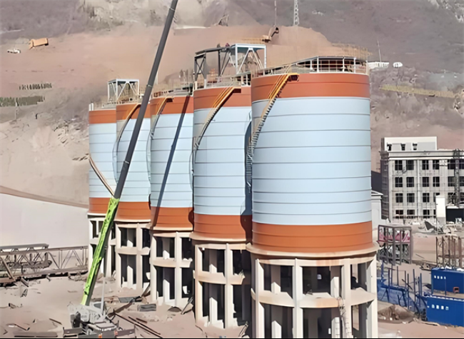 永安坝街道高架钢板仓