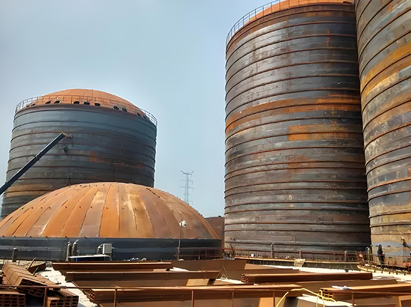 永安坝街道焦粉钢板仓